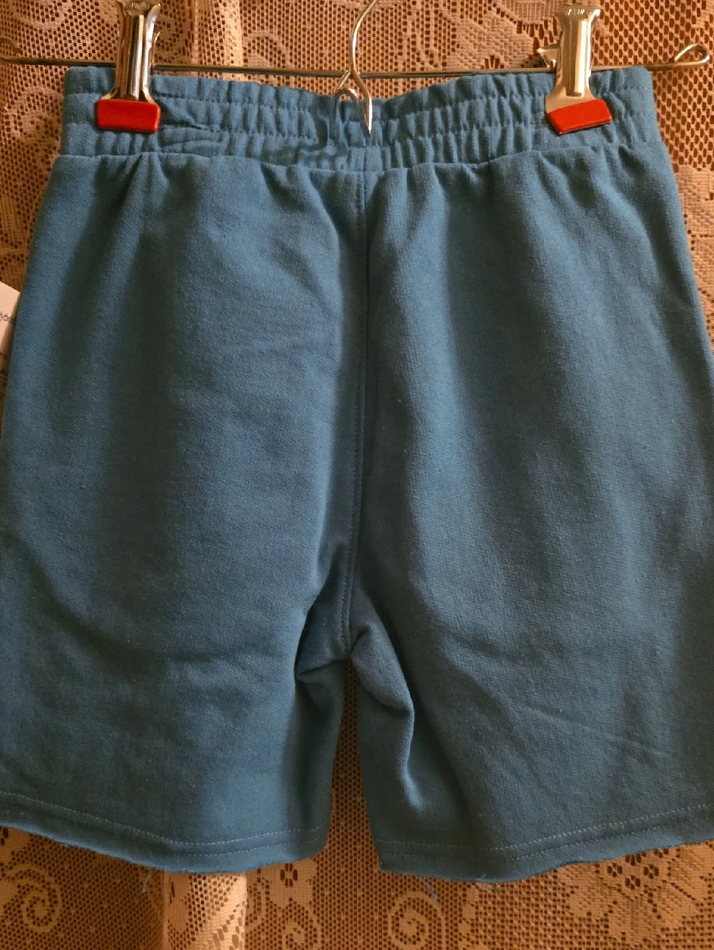 New Disney Stitch Boys Size 4 Terrycloth Elastic Waist Blue Shorts